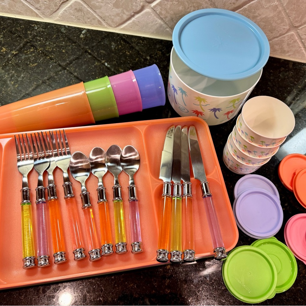 Colorful Cutlery and Kitchen Set